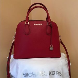 MICHAEL Michael Kors Red Satchel